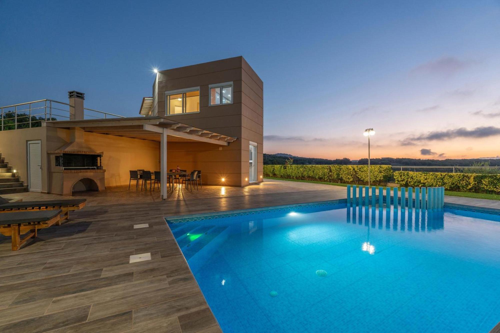 Villa Ariella With Sea View Agia Marina Dış mekan fotoğraf