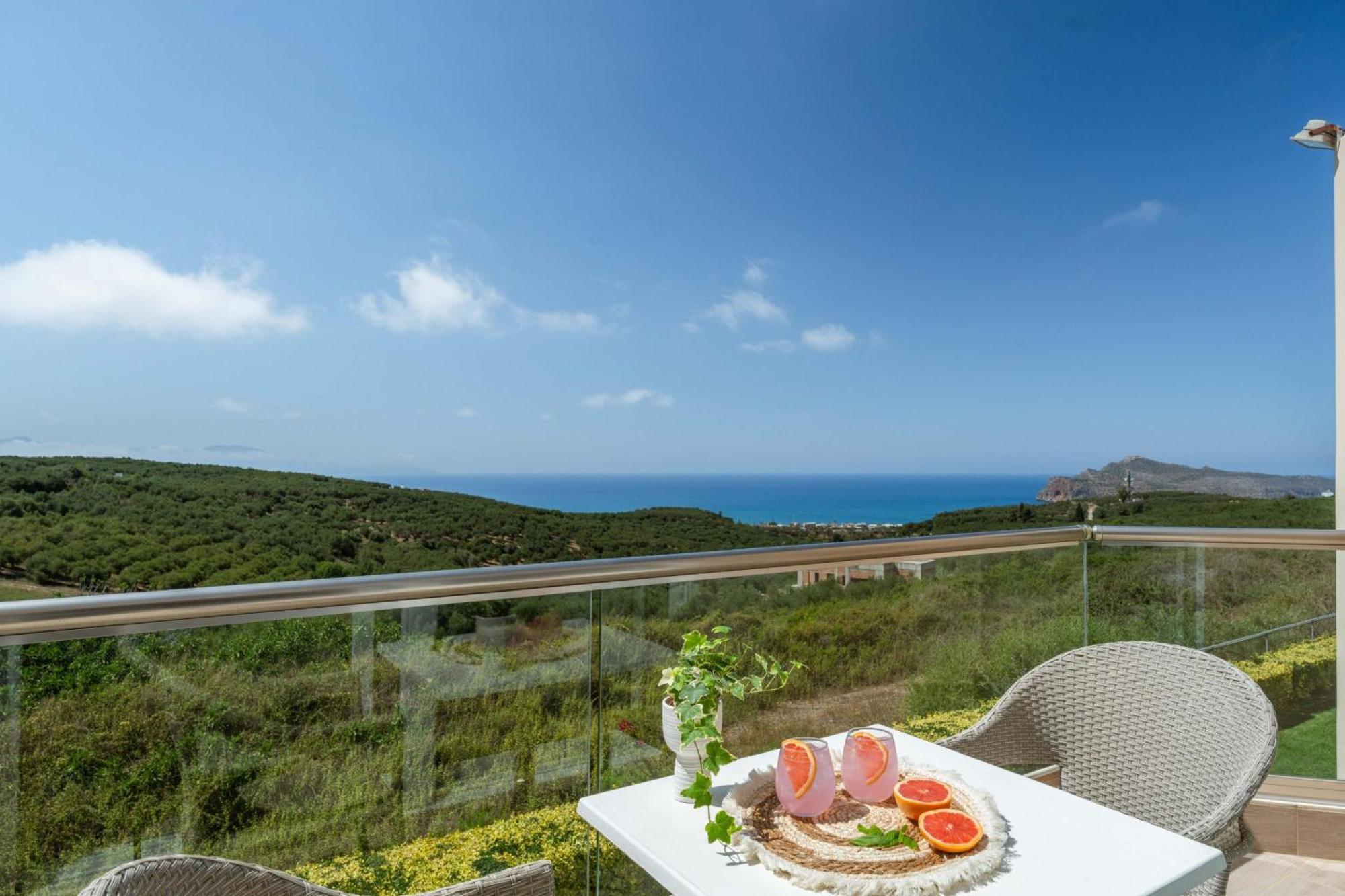 Villa Ariella With Sea View Agia Marina Dış mekan fotoğraf