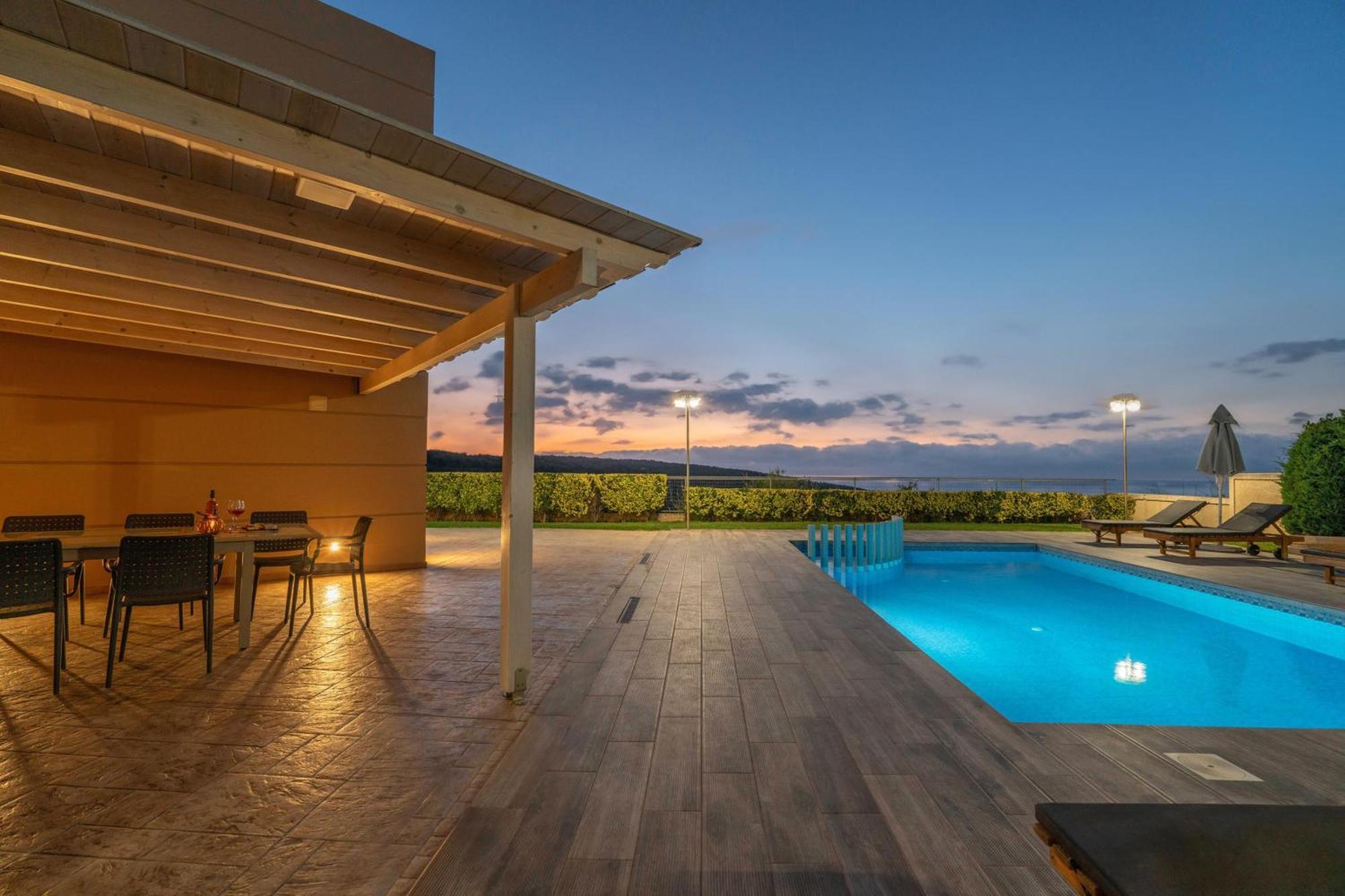 Villa Ariella With Sea View Agia Marina Dış mekan fotoğraf