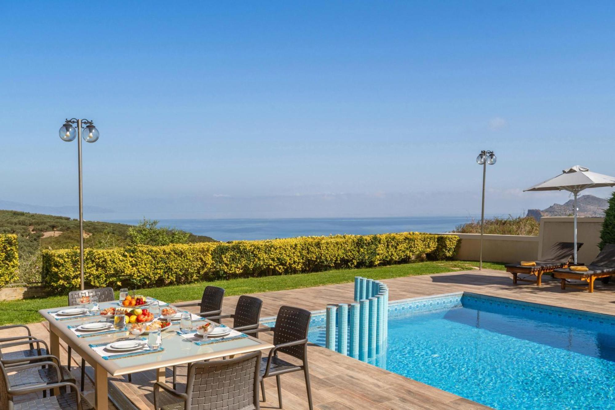 Villa Ariella With Sea View Agia Marina Dış mekan fotoğraf