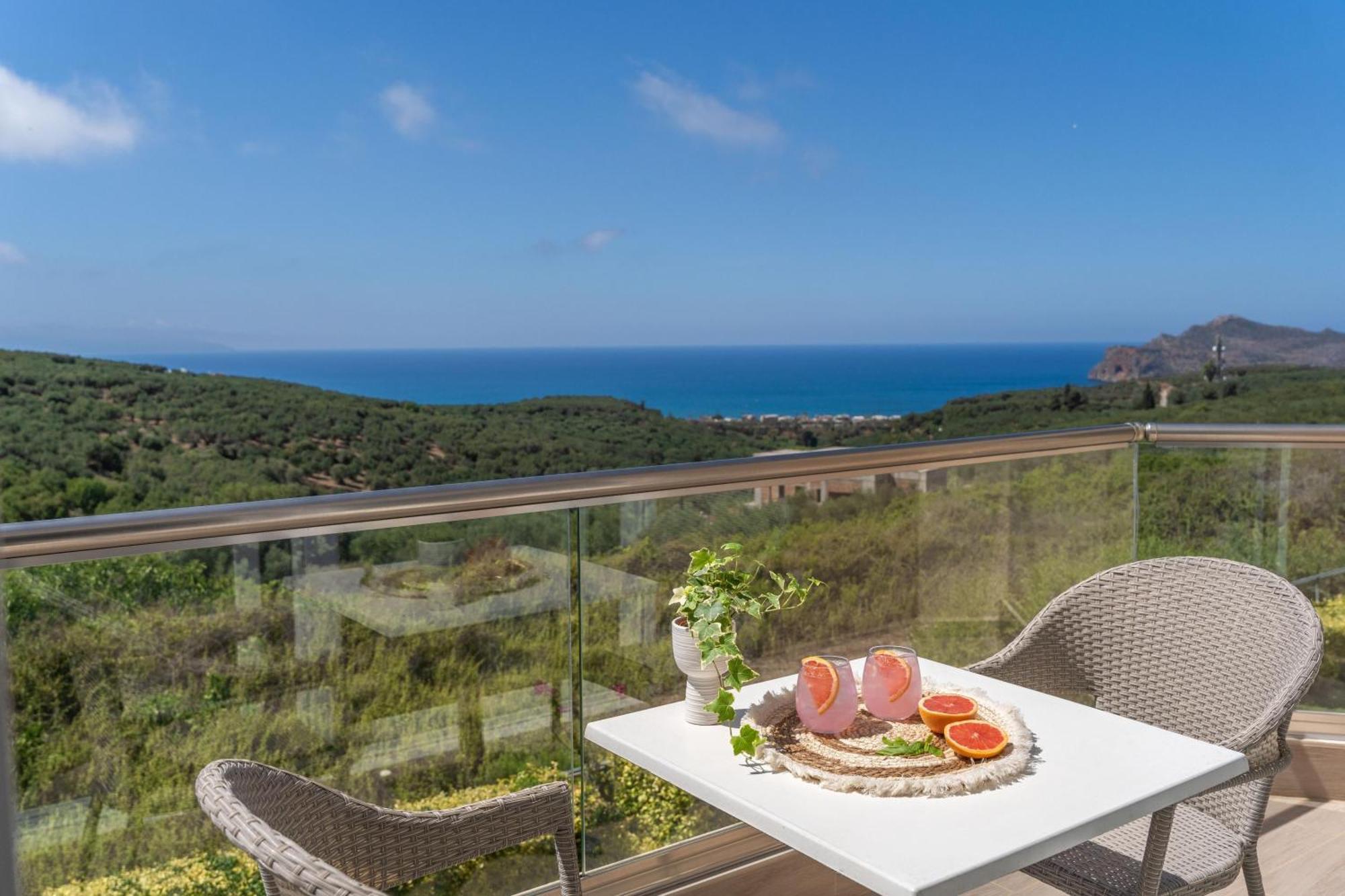 Villa Ariella With Sea View Agia Marina Dış mekan fotoğraf