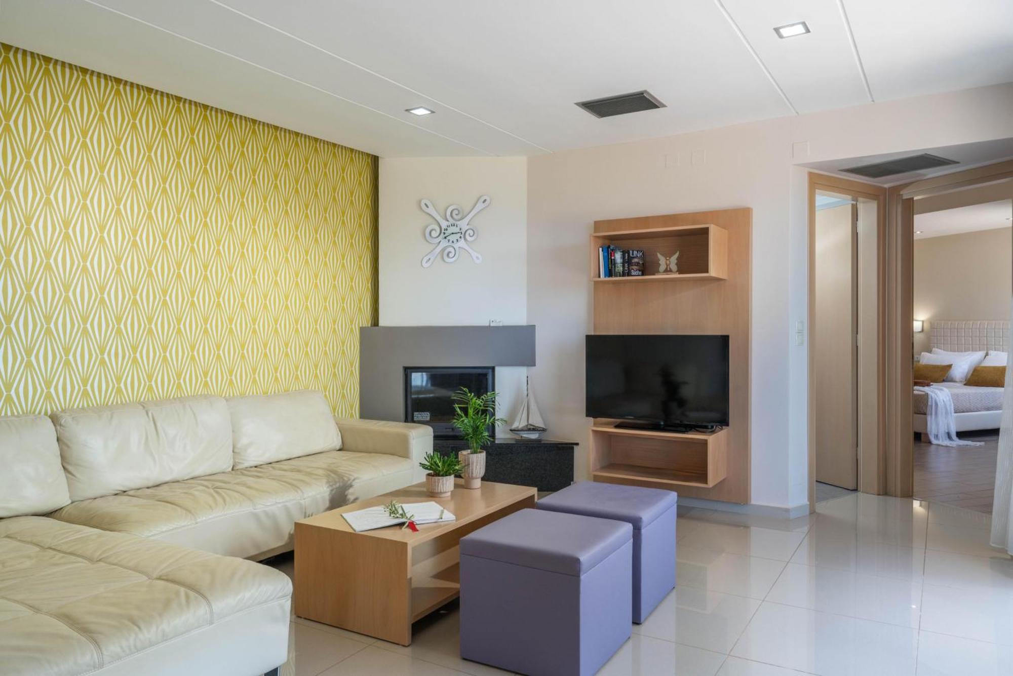 Villa Ariella With Sea View Agia Marina Dış mekan fotoğraf