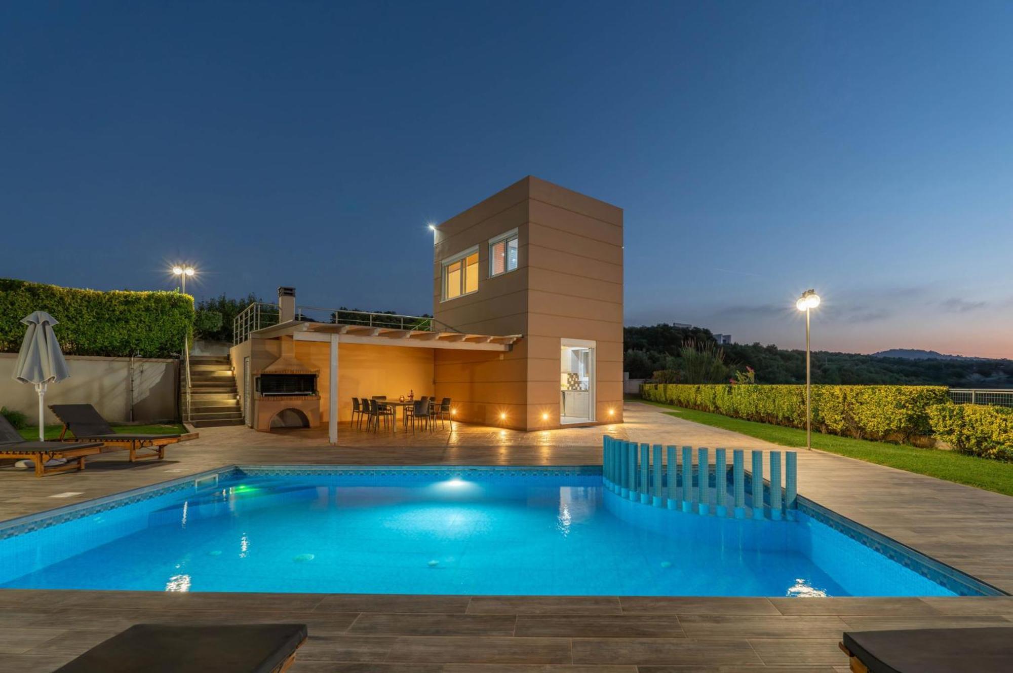 Villa Ariella With Sea View Agia Marina Dış mekan fotoğraf