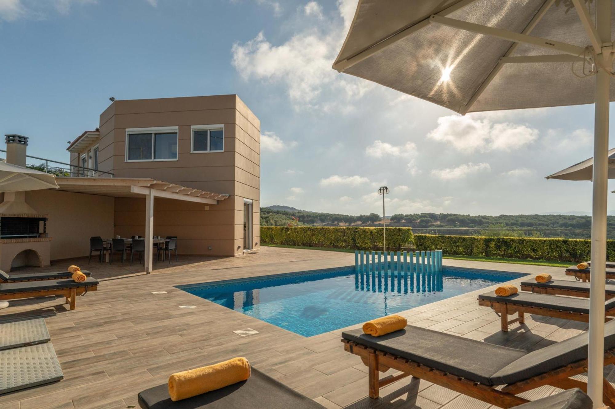 Villa Ariella With Sea View Agia Marina Dış mekan fotoğraf